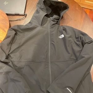 Women's North Face Shelbe Raschel Parka Length W/Hood Softshell Jacket size X